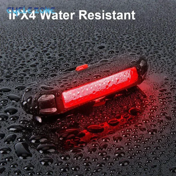 Bike Tail Light USB Rechargeable LED Bicycle Rear Lights Night Cycling Safety Warning Light Taillight MTB Bike Easy to Install - Image 5