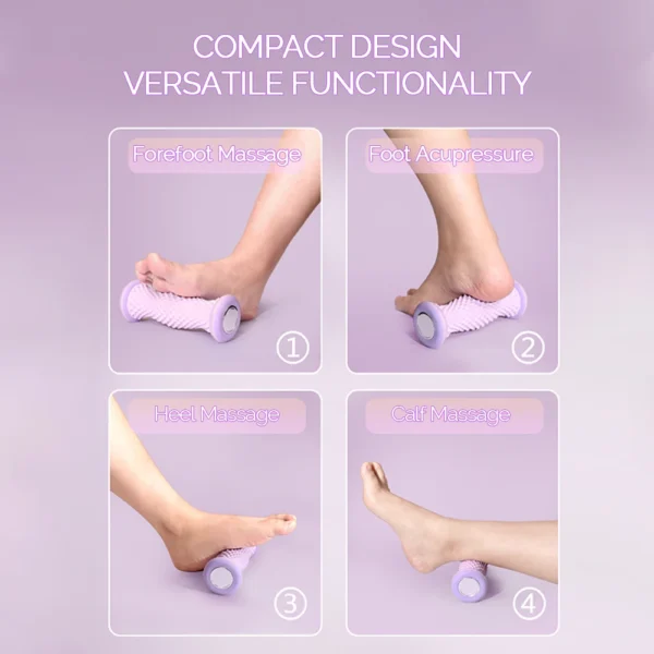 Foot Massage Roller Foot Roller Foot Massager Plantar Acupressure Relaxation Feet Shiatsu Massager Calf Shaping Massage Tools - Image 4