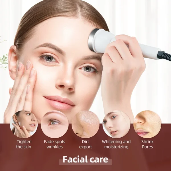 Ultrasound Skin Care Beauty Machine High Frequency Face Eye Massager Face Lifting Facial Clean SPA Ultrasonic Beauty Device - Image 5