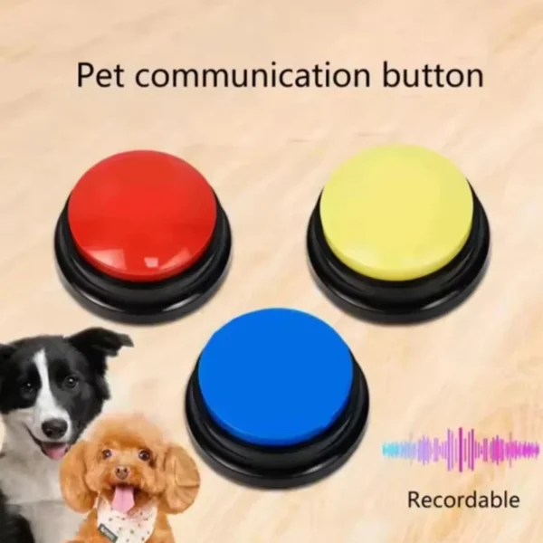 Dog Toys Funny Dog Recordable Pet Toys Talking Pet Starters Pet Speaking Buttons Portable Cute Pet Supplies - Image 3