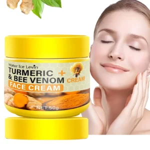 Turmeric & Bee Venom Cream with Collagen and bee Venom Facial Moisturizer for deep nourishing dry and rough skin