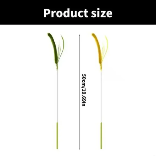 Cat toys, dog tail grass teasing cat pole feather pole wire cat toys, feather pole, flexible wire durable pet supplies - Image 6
