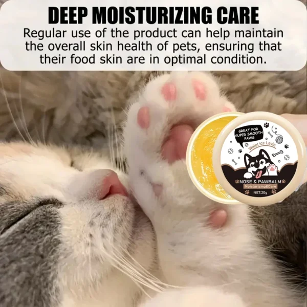 20g Dog Nose and Paw Balm Dog Paw Cream Cats Dogs Paw Protector Cream Pet Feet Moisturizer Pet Crack Feet Repair Pet Accessories - Image 2