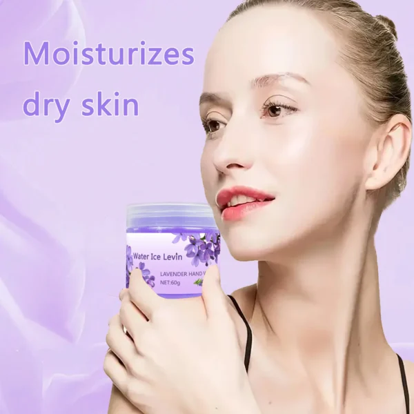 Lavender Moisturizing Hand Wax Mask, Hypoallergenic, for Hands and Feet, Smooth Skin, Gentle Cleansing Hand Mask, Illuminates Hand Skin - Image 2