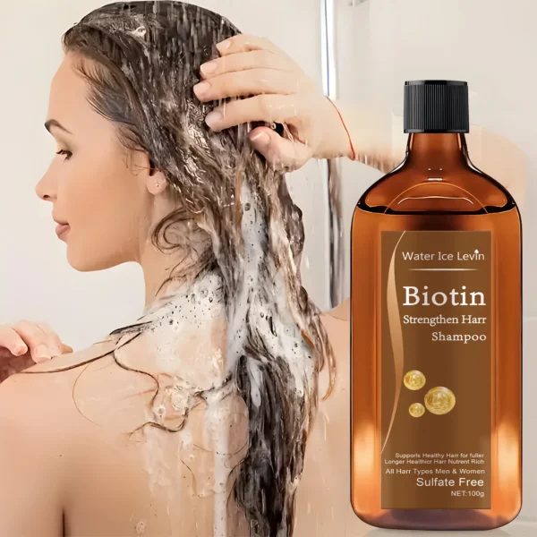 Biotin hair Growth shampoo anti-hair loss treatment for men and women rapid thickening and re-oil beauty health - Image 5
