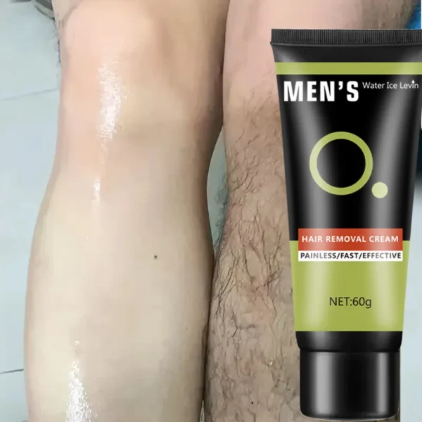 Hair Removal Cream - Mild and Effective, Suitable for Chest, Arms, Beard and Armpits, No Beverage Required, 60g - Image 7