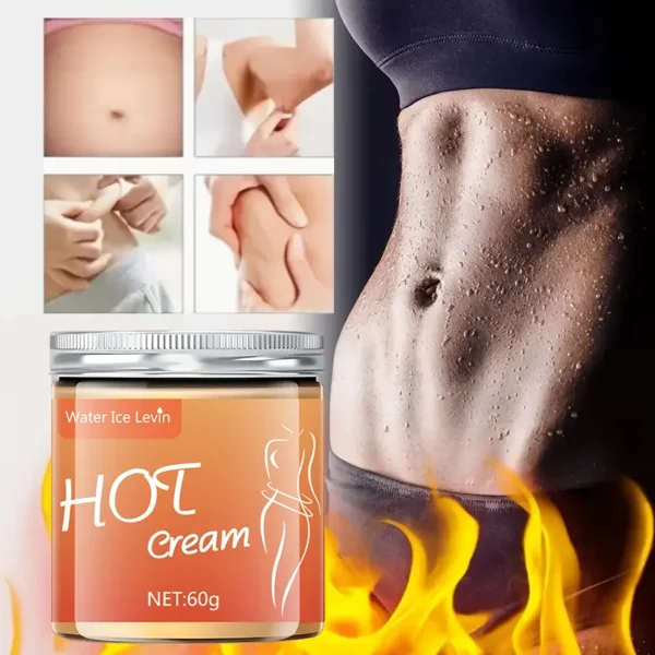 Full Body and Bodybuilding Massage Cream, Hot Compress to Tighten Abdominal Muscles - Image 3
