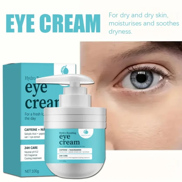 100g Hydrating eye cream: Caffeine + niacin aminosalicylic acid + peptide complex + rye extract - Image 5