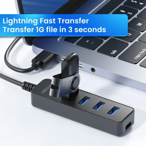 USB 3.0 Power Adapter 4 Port Multi USB Splitter Hub USB Hub 2.0 Type C Hub Multi Extender Accessories - Image 4