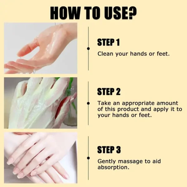 Turmeric Bee Venom Anti-Drying Crack Foot Cream Hand Cracked Repair Skin Removal Care Cream Dead Feet Hand Skin - Image 6