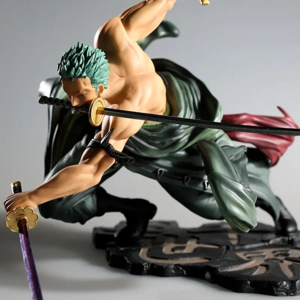 One Piece 18cm Anime Figure Roronoa Zoro Three-Blade Sa-maximum Manga Anime Statue Action Figure Collection Model Kid Toys - Image 5