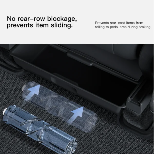 For Tesla Model Y Juniper 2025 Under Seat ABS With a lid Storage Box Drawer Holder Car Organizer Accessories For Car Accessories - Image 4