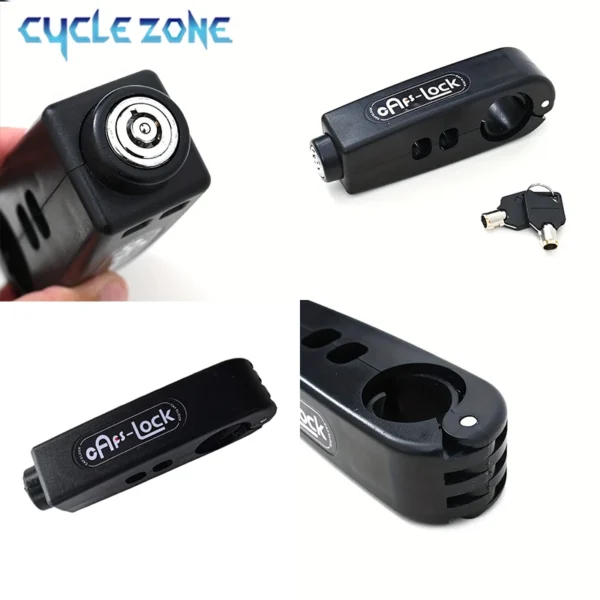 Mini Electric Vehicle Bike Anti-Theft Lock Portable Bicycle Brake Handlebar Grip Locks MTB Road Cycling Lock Scooter Motorcycle - Image 5