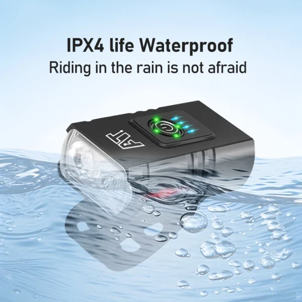 Bike Light T6 LED Bicycle Front Lamp Type-C Rechargeable MTB Headlight Flashlight Waterproof Outdoors Night Cycling Accessories - Image 5