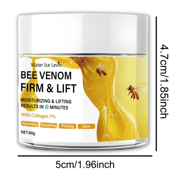 Bee Vemon Instant Facial Lifting Cream - 60g | Firming and Rejuvenating Skin, Smoothing Fine Lines and Wrinkles | All Skin Types - Image 5