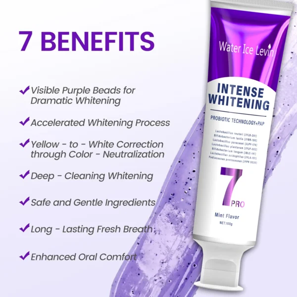 Probiotic Whitening Toothpaste - Helps Maintain Gum Health, Keep Your Breath Freshening, Oral Care Set - Suitable for the Whole Family - Image 4
