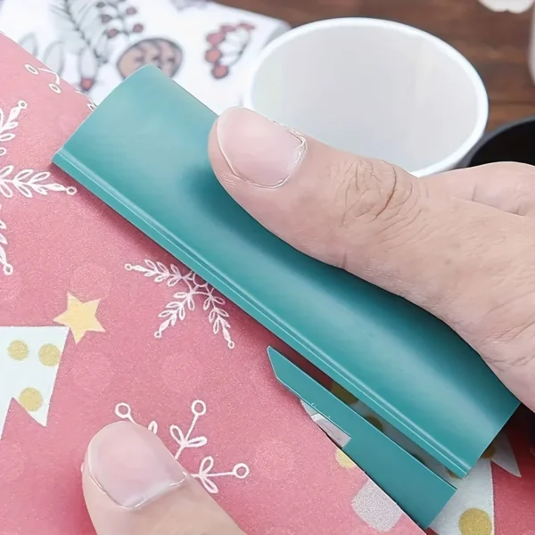 1pc-Portable Mini Wrapping Paper Cutter Christmas Packaging Paper Cutting Knife CuttingWrapping Paper Cutter Tool Tube Gift Wrap - Image 3
