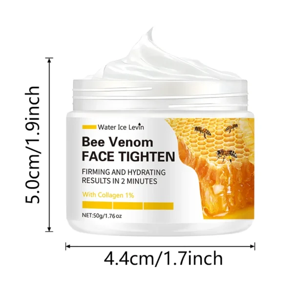 Bee Vemon Instant Facial Lifting Cream - Firms and Firms Skin, Smoothes Fine Lines and Wrinkles | All Skin Types - Image 4
