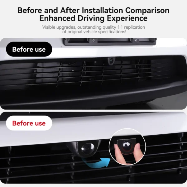 YZ Vehicle Front Camera Protection For Tesla Model Y Juniper 2025 Interesting Automotive Products Anti-Collision Car Accessories - Image 2
