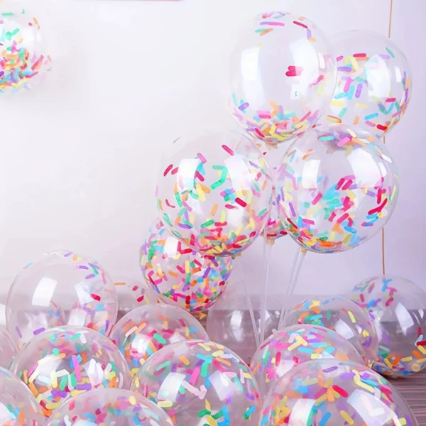 1 piece - Colorful confetti wedding party, birthday, graduation anniversary, party decoration supplies polychrome - Image 5