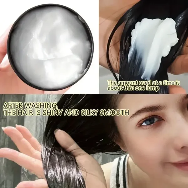 Collagen Hair Care Deep Repair Conditioning Moroccan Argan Oil Hair Mask Essence Suitable for Dry and Damaged Hair - Image 3