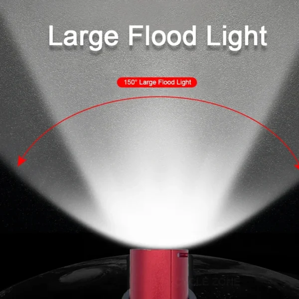 Bike Front Light Mini Flashlight for Bike USB Rechargeable Waterproof XPG LED Bicycle Headlight Night Safety Cycling Accessories - Image 3