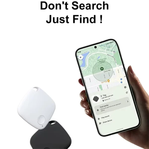 Smart Bluetooth GPS Tracker Tag with Anti-Lost Reminder Android IOS App Compatible Car Key Pet Finder Rated Locator - Image 6