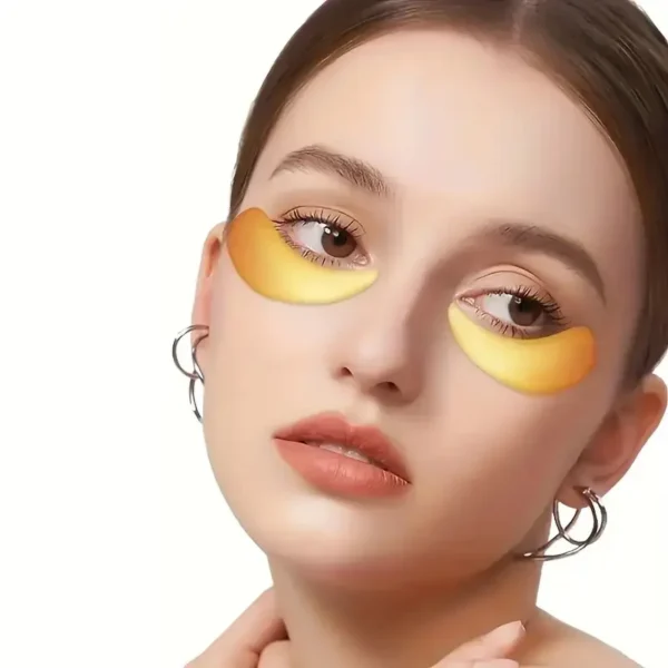 24K Gold Collagen Eye Mask Anti Dark Circles Eyes Bags Moisturizing Anti-Wrinkles Eye Patches Eyes Skin Care Products - Image 3