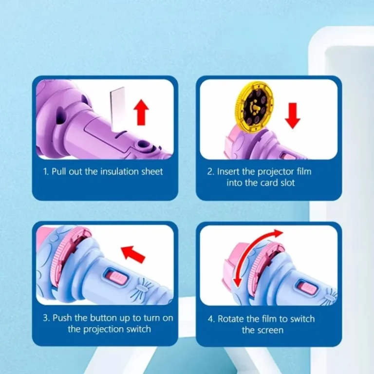 10Pcs Cartoon Projector Flashlight Cards, Creative Kids Flashlight Toy Projector for Children, Bedtime Story Toy for Babies - Image 3