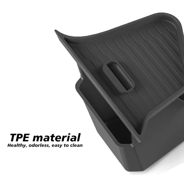 Trunk Organizer for Tesla New Model Y Juniper Launch Refresh 2025 Rear Trunk Storage Bins Side Box Organiser TPE Accessories - Image 2