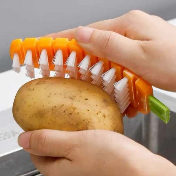 1pc-Multifunctional flexible cleaning brush for fruits and vegetables, kitchen cleaning brush for fruits and vegetables - Image 1