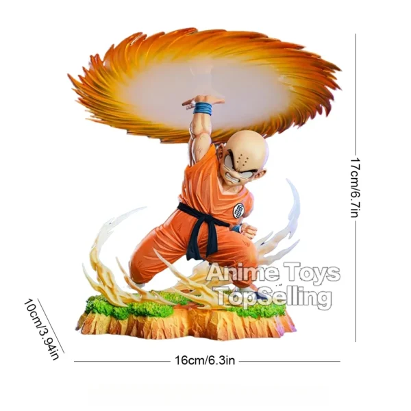 17cm/6.7in Anime Dragon Ball Z Figure Kienzan Krillin Action Figure Pvc Collection Model Toys for Children Gifts - Image 6
