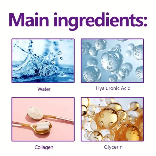 Instant face lift cream with hyaluronic acid for wrinkles. Firming solution. - Image 2