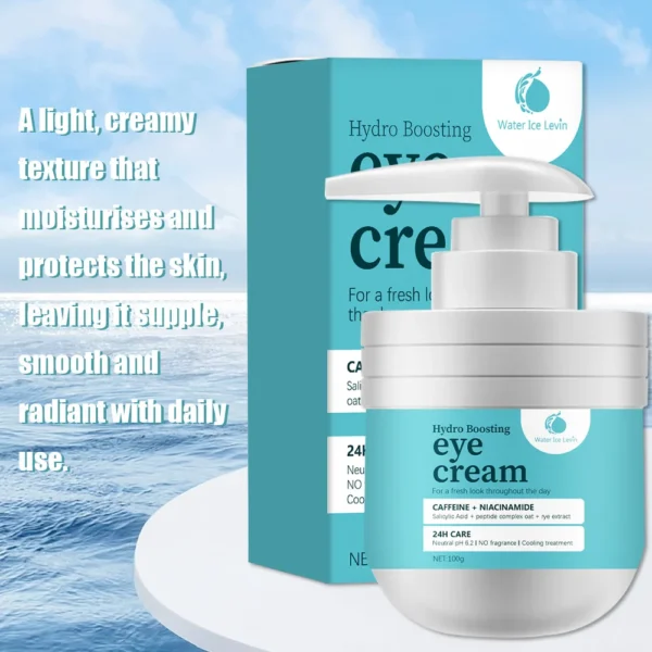 100g Hydrating eye cream: Caffeine + niacin aminosalicylic acid + peptide complex + rye extract - Image 3