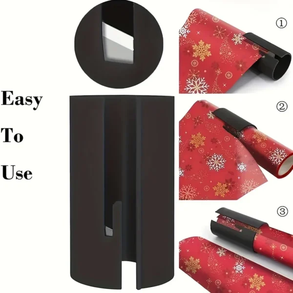 1pc-Portable Mini Wrapping Paper Cutter Christmas Packaging Paper Cutting Knife CuttingWrapping Paper Cutter Tool Tube Gift Wrap - Image 6