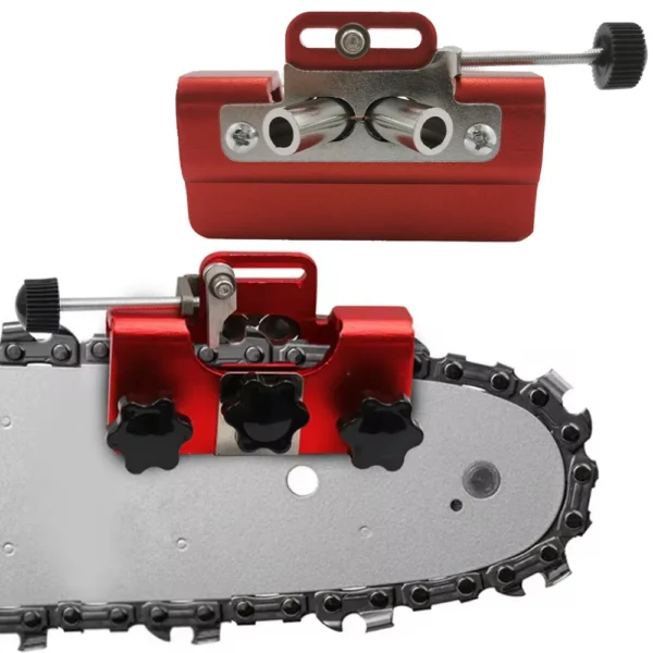 Portable Chain Saw Sharpeners Chainsaw Chain Sharpening Kit Woodworking with Grinding Stones Electric Chainsaw Grinder Tool - Image 7