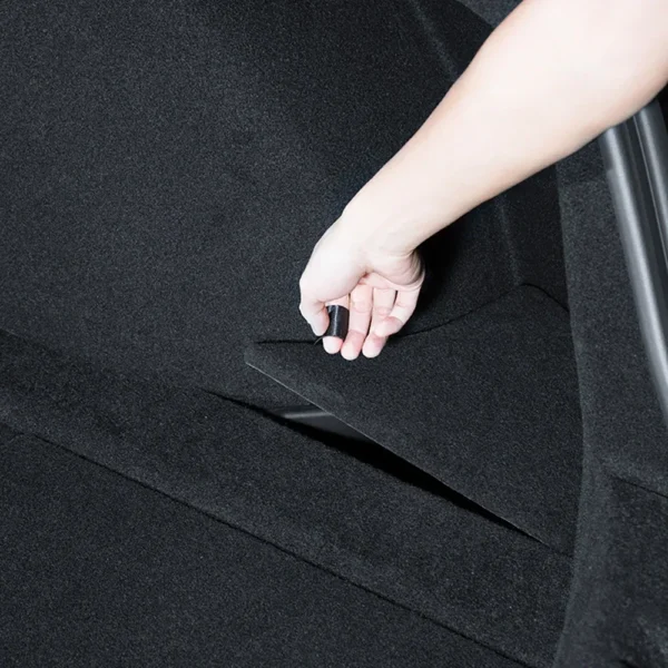 For Tesla Model 3 highland 2024 2025 Rear Trunk Side Storage Box with Cover Tail Boot Organizer Partition Decoration Accessories - Image 4