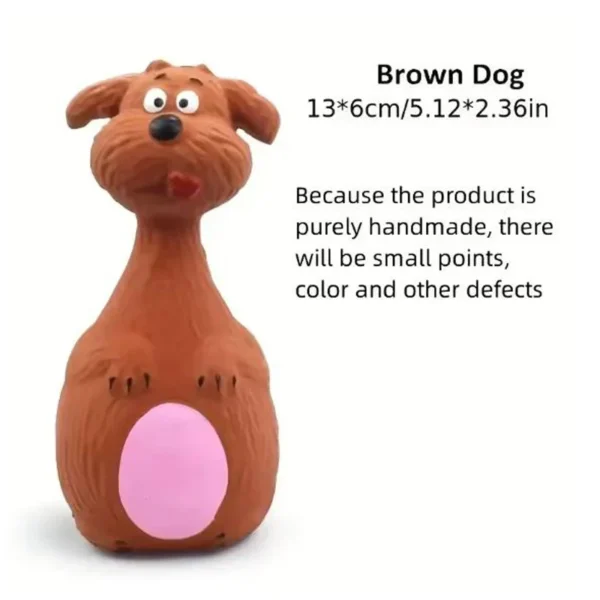 Dog Toys Sound Squeaky Elephant/Cow Animal Chew Pet Rubber Vocal Toys For Small Large Dogs Bite Resistant Interactive Toy - Image 4