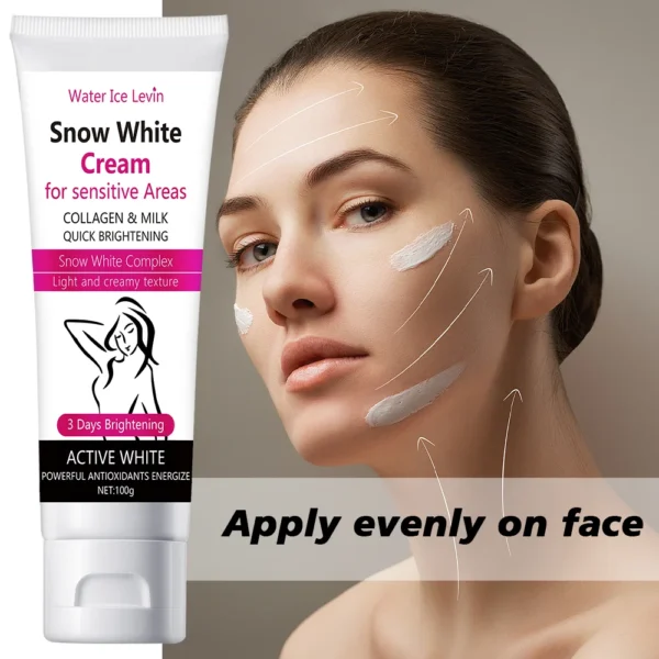 Face Body Brightening Cream Thigh Underarm Inner Melanin Lightening Lotion Gentle Nourishing Improve Dull Brighten Skin Care - Image 5