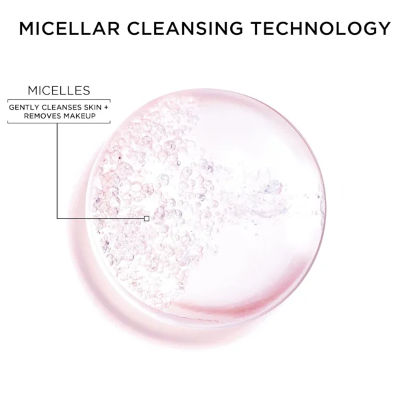 Water Ice Levin Micellar Water: All-in-1 Cleanser & Makeup Remover. No Rinse, No Rub, For Sensitive Skin. 125g. - Image 5
