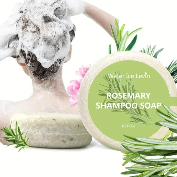Rosemary Shampoo Hair Growth Soap Moisturizing Oil Control Non Irritating Increase Gloss Nourishing Hair Strengthening Shampoo - Image 1
