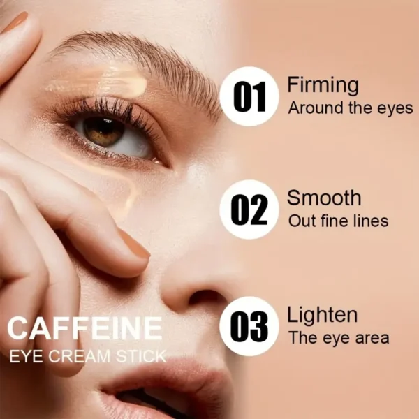 Caffeine eye cream stick nourishes the skin, improves fine lines, relieves eye bags and dark circles, and brightens the eye skin - Image 3