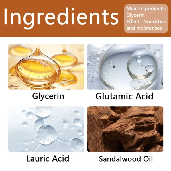 Handmade whitening soap skin care deep cleansing moisturizing cleansing essential oil mild soap brightens skin sandalwood soap - Image 2