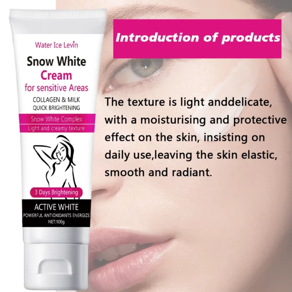 Face Body Brightening Cream Thigh Underarm Inner Melanin Lightening Lotion Gentle Nourishing Improve Dull Brighten Skin Care - Image 4