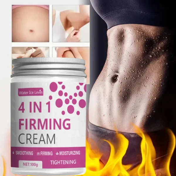 4 in 1 Firming Cream, Ginger, Aloe Vera and Coffee Essence - Moisturizing Body Firming Cream for Abdominal, Arm and Legs - Image 6