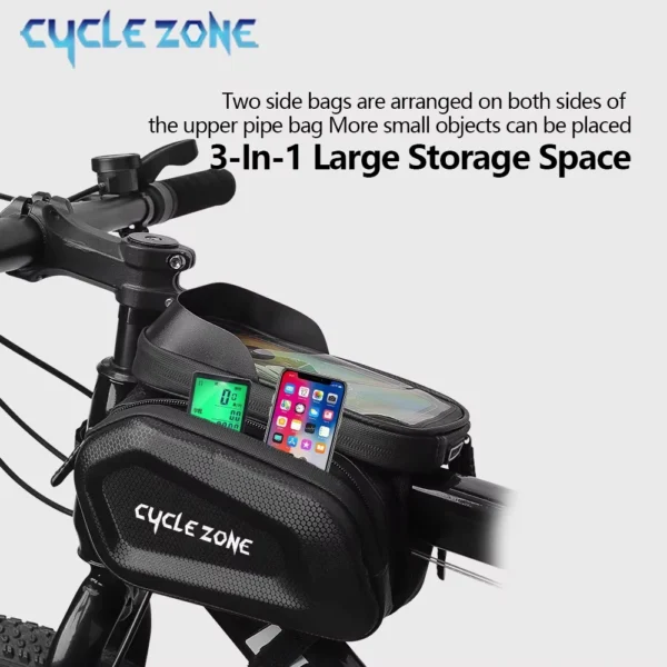 Bicycle Phone Bag Bike Top Front Tube Frame Bags Cycling Front Bag Touch Screen Road MTB Mountain Bike Phone Bags Accessories - Image 6