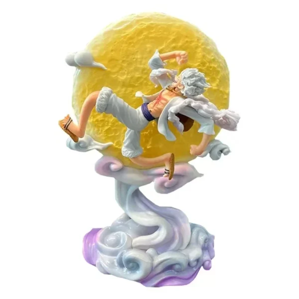 16cm One Piece Anime Figure Moon Nika Monkey D Luffy Gear 5 With Moon Light Action Figure Statue Model Collection Toys Gift - Image 6