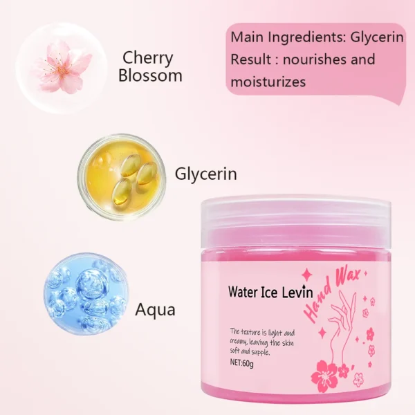 Cherry scented Hand and Foot Wax - anti-allergy moisturizing paraffin containing glycerin and honey, cherry flavor - Image 4