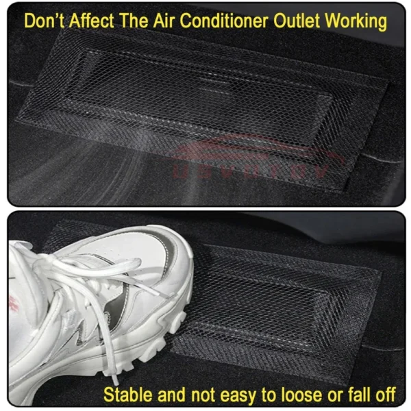For Tesla Model 3 Y Highland Air Vents Cover Under Seat Outlet Protector Anti-blocking Dust Mesh 2025-2021 Interior Accessories - Image 4