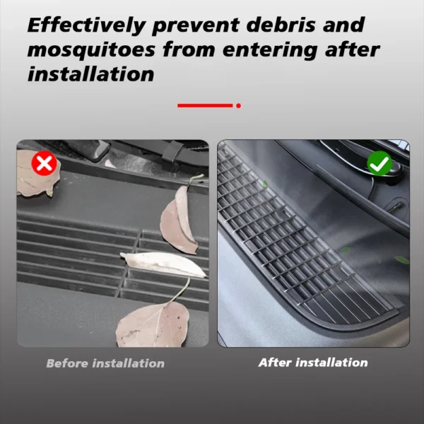 For Tesla Model Y 2025 Launch Juniper Inner Vent Grille Lower Bumper Anti Insect Net Air Inlet Anti Dust Proof Cover - Image 6